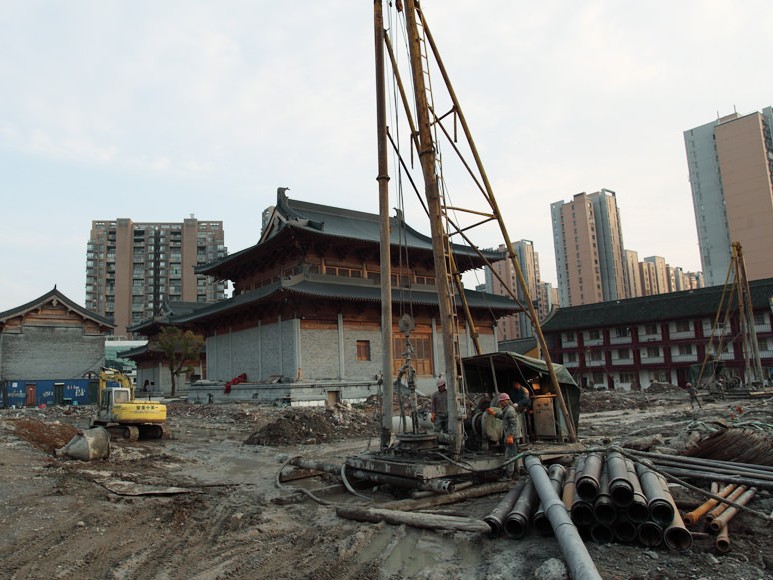 寺廟古建筑施工—法王寺