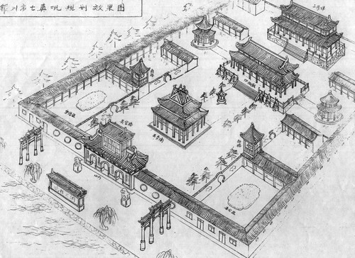 寺廟規劃設計布局及寺院圖紙規范分析  第13張